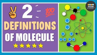 2 Easy Definitions of Molecules  Chemistry [upl. by Itoyj547]