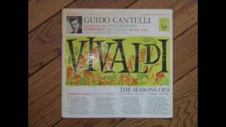 Vivaldi 4 jaargetijden Guido Cantelli dirigeert de New york Philhamonic  John Corigliano  viool [upl. by Buseck]