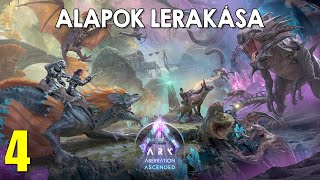 ARK Aberration Ascended 4 rész  Alapok lerakása [upl. by Schnell]