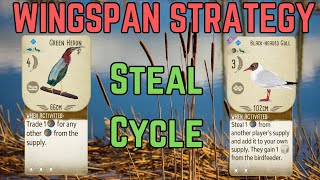 Wingspan Combo Strategy Food Cycling Combo [upl. by Afatsum]