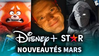 DISNEY  NOUVEAUTÉS qui ARRIVENT en MARS 2022  avec STAR [upl. by Annauj]