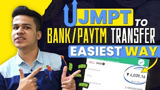 JumpTask Token live payment proof  How to withdraw JMPT from Honeygain to BankPaytm  EASIEST WAY [upl. by Taub]