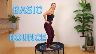 10 Min Beginner Mini Trampoline  Low Impact Cardio [upl. by Licna985]