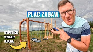 JAK ZROBIĆ PLAC ZABAW DLA DZIECI WYMIARY  PLAN  KONSTRUKCJI  ZJEŻDZALNIA [upl. by Blessington]