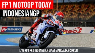 Live FP1 Indonesian GP Today  FP1 FP2 MotoGP Today indonesianGP At Mandalika Circuit [upl. by Imrots]