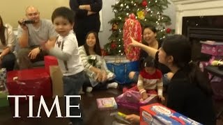 The Best Kids Reactions To Opening Chrismas Presents  TIME [upl. by Adnarram547]