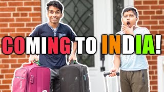 WE ARE COMING TO INDIA 🇮🇳 🤪  Pranking BROTHER  VelBros Tamil [upl. by Kara-Lynn]