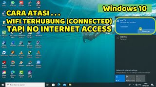 CARA ATASI WIFI TERHUBUNG CONNECTED TAPI NO INTERNET ACCESS [upl. by Llednov]