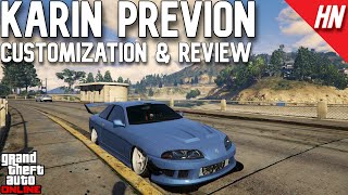 Karin Previon Customization amp Review  GTA Online [upl. by Euqinamod]