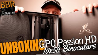 GPO Passion HD 10x50 Binoculars Unboxing amp First Impressions [upl. by Haneen]