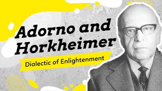 Theodor Adorno y Horkheimer  Escuela de Frankfurt y Dialéctica Negativa  Filosofía del siglo XX [upl. by Manas]