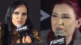 Godlewska VS Linkiewicz  Fame MMA3  II konferencja rzucanie jajkiem i kaszanką 😂 [upl. by Ardnahcal936]