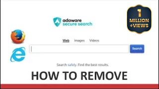 How to remove AdAware Secure Search from FIREFOX INTERNET EXPLORER [upl. by Natsirhc857]