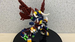 LEGO MECH 31088  31102  31073  DEMON DRAGON TRANSFORM [upl. by Sarazen]