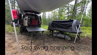 Solo swag camping [upl. by Soilissav]