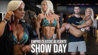 SHOW DAY  EMPRO CLASSIC  IFBB PRO FIGURE [upl. by Sacram]