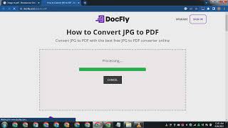 docfly  WEBSITE UBAH GAMBAR KE PDF [upl. by Nyllewell891]