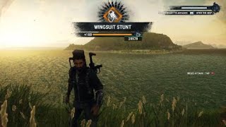 Just Cause 4  Wingsuit stunt with map at Islas Intichayes Loma Linda [upl. by Ahtelat]