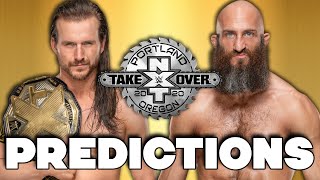 WWE NXT TakeOver Portland Predictions [upl. by Ahseka]