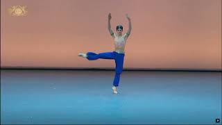 Makar Mikhalkin Russia  Slave Variation  XIV Moscow Ballet Competition Junior Round 2 [upl. by Amrac]