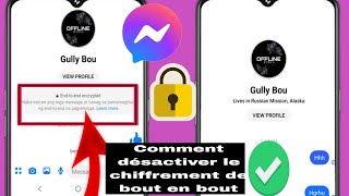 Comment désactiver le chiffrement de bout en bout dans Messenger 2024  Supprimer le chiffrement [upl. by Sexton]