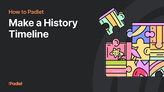 How to make a history timeline on Padlet [upl. by Klement]