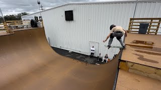 Skatepark Of Tampa  Skateboarding Session  New Vert Ramp [upl. by Enilkcaj]