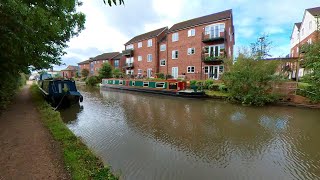 Peaceful Canal Walk to Fazeley Junction English Countryside 4K UK Walking Tour [upl. by Atinot]