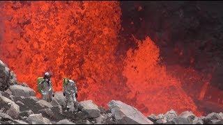 Ambryms famed lava lakes destroyed [upl. by Elleyoj701]