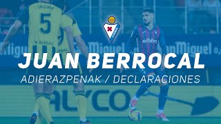 ADIERAZPENAK  Juan Berrocal  SD Eibar vs Zaragoza [upl. by Ontine]