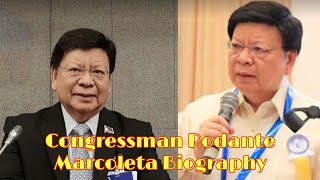 Congressman Rodante Marcoleta Biography [upl. by Anauqal]