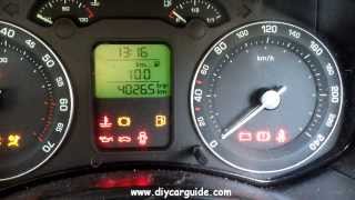 Skoda Octavia Mk2 Service Light Reset [upl. by Betsey]