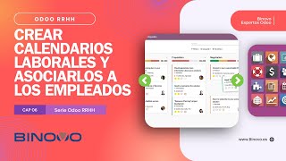 ODOO RRHH  Tutorial 06 📌 Crear calendarios laborales en Odoo y asociarlos a los empleados [upl. by Einaffyt]