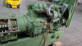 MAN Notstromaggregat 150 KVA Probelauf Stromaggregat Diesel Generator [upl. by Kcaz562]