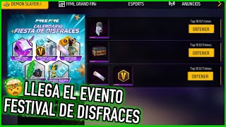 Llega La Fiesta de Disfraces a Free Fire Latam 🤩🎁  JORGEPLAYED [upl. by Worth]