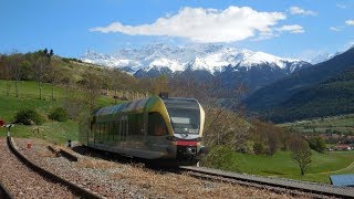 Eine Südtiroler Erfolgsgeschichte Mit der Vinschgaubahn von Mals nach Meran [upl. by Aniger]