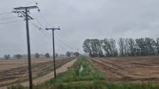 Stansted to Peterborough Cambridgeshire Fens September 9th 2024 [upl. by Zandra]