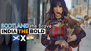 Scotland the Brave India the Bold Bagpipes Official Music Video  The Snake Charmer ft Poczy [upl. by Langill700]