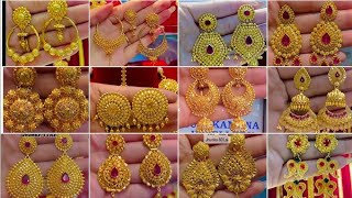 gold earrings design for girls  gold earrings design new  gold earrings designfarifashionzone [upl. by Sall]