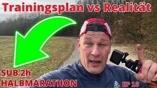 Sub 2h Berlin Halbmarathon  Trainingsplan vs Realität [upl. by Radmilla]