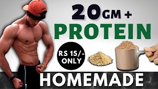 Homemade Protein Powder For Bodybuilding and Muscle Gain [upl. by Eile]