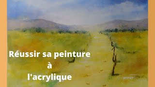 PEINTURE A LACRYLIQUE  COMMENT BIEN DÉMARRER  UN TUTO COMPLET [upl. by Aray]