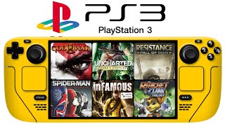 So Close  10 PS3 Games Tested on RPCS3  PS3 Emulation Steam Deck  SteamOS [upl. by Aiykan970]