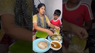 CHEF👩‍🍳Saraவின் காலை விருந்து🥗saranareen haadhvik comedy youtubeshorts shortsfeed shorts [upl. by Grani652]