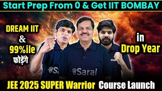 Most Powerful JEE Dropper 2025 Batch  eSaral Super Warrior  🔥🗿 Get IIT Bombay amp 99ile 😎 [upl. by Balfour]