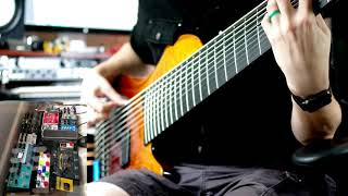 Phoenix Down 10 string bass loop tapping [upl. by Malloch590]