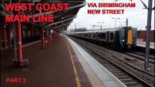 Stopping All Stations Rugby to Stafford via Birmingham New Street [upl. by Michail]