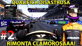 🏎😱 QUALIFICA DISASTROSA RIMONTA CLAMOROSAAA‼️ F1 23 CARRIERA PILOTA‼️ GP ARABIA SAUDITA 🇸🇦 2 [upl. by Ellenehc]