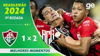 FLUMINENSE 1 X 2 ATLÉTICOGO MELHORES MOMENTOS  9ª RODADA BRASILEIRÃO 2024  geglobo [upl. by Ynnelg867]