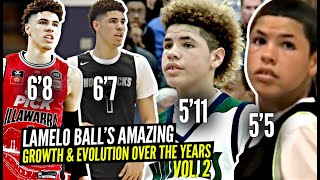 LaMelo Balls Amazing Evolution Through The Years Vol 2 From 55 13 YO to 68 18 Year Old [upl. by Hamel]